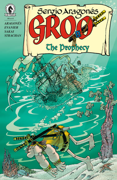 Groo: The Prophecy #4 Cover A comic by Sergio Aragonés, Dark Horse Comics pre-order issue