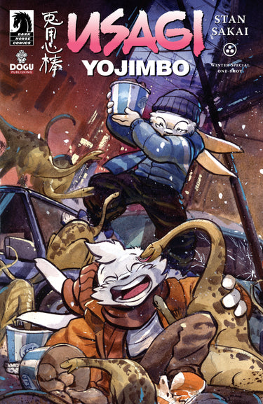 Cover of Usagi Yojimbo Winter one-shot comic by Jared Cullum, published by Dark Horse Comics, featuring detailed Japanese-style artwork.