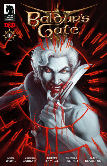 Baldur's Gate III #1 cover D by Tyler Walpole, Dark Horse Comics pre-order comic cover