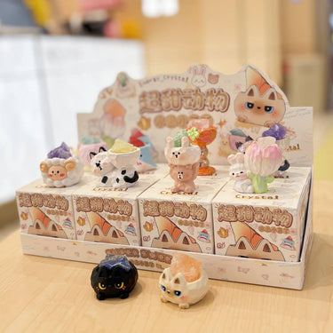 Sweet Pet Crystal Blind Box by BCmini featuring colorful, collectible pet figures inside a clear crystal-themed packaging.