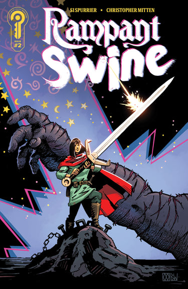 Pre-order comic "Rampant Swine #2" Cover B by Matt Wagner, published by Ignition Press, featuring detailed cover art.