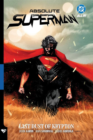 DC Comics Absolute Superman TP Vol 01 Last Dust of Krypton graphic novel cover featuring Superman in a heroic pose