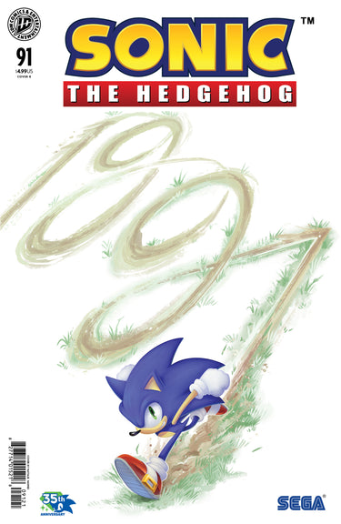 Sonic the Hedgehog #91 Variant B Haines