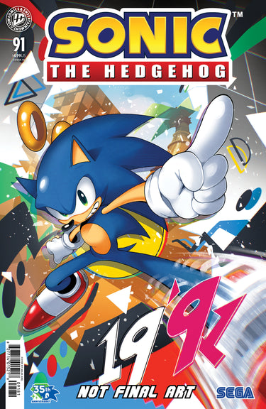 Sonic the Hedgehog #91 Variant RI 50 Arq