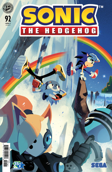 Sonic the Hedgehog #92 Variant RI 1:15 Fourdraine