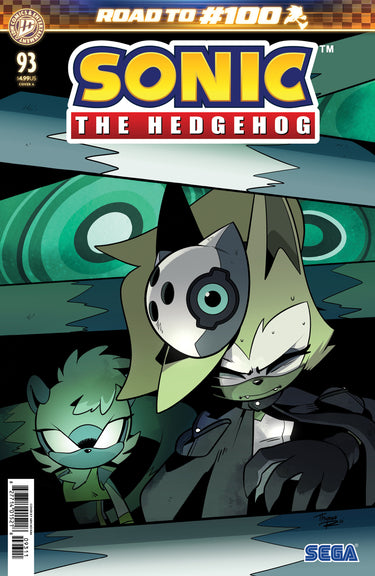 Sonic the Hedgehog #93 Cvr A Rothlisberger cover by Thomas Rothlisberger