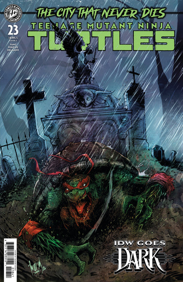 Teenage Mutant Ninja Turtles #23 Variant E Damien Worm IDW Goes Dark Variant