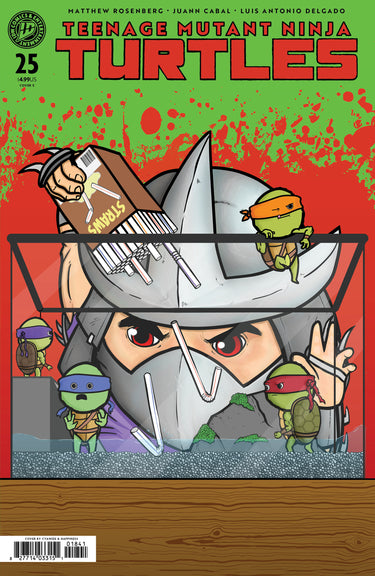 Teenage Mutant Ninja Turtles #25 Cvr E Variant Cyanide & Happiness Comic Strip Variant cover by Cyanide & Happiness