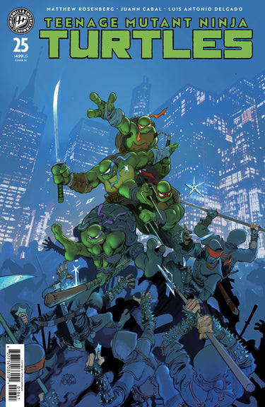 Teenage Mutant Ninja Turtles #25 Variant RI 1:25 Morian cover by Stipan Morian
