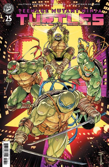 Teenage Mutant Ninja Turtles #25 Variant RI 1:50 Acuña cover by Serg Acuña