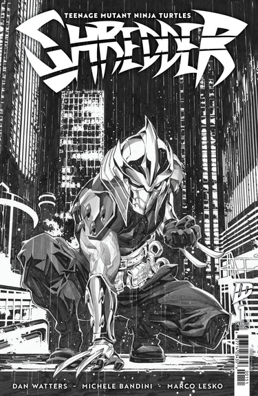 Teenage Mutant Ninja Turtles Shredder #1 Cvr RI 1:25 Ngu B&W