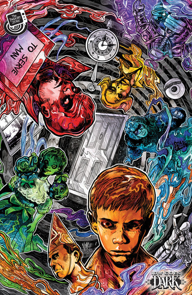 The Twilight Zone #11 Variant C Riccardi IDW Goes Dark Variant