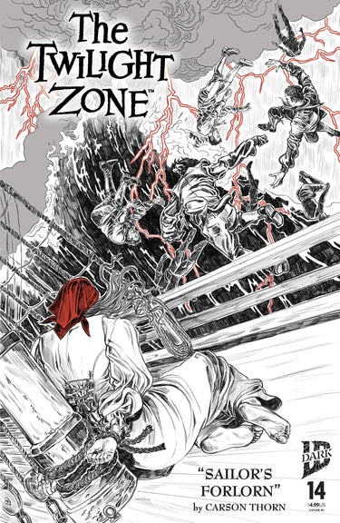 The Twilight Zone #14 Variant RI 1:10 comic cover by Mayer, IDW Publishing pre-order edition