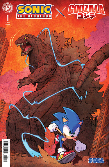 Sonic the Hedgehog X Godzilla #1 Cvr A Lawrence