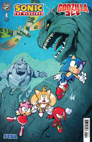 Sonic the Hedgehog X Godzilla #4 Cvr A Lawrence