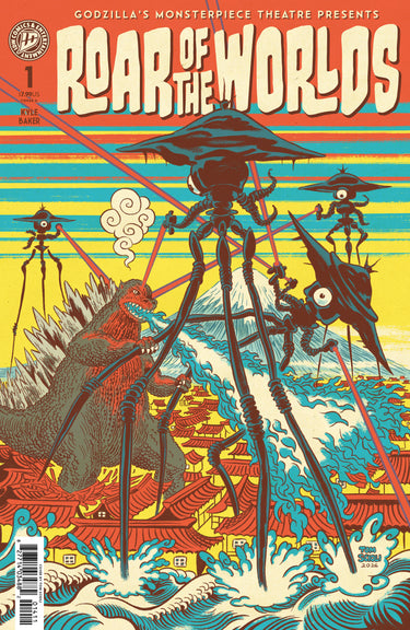 Godzilla's Monsterpiece Theatre Presents Roar of the Worlds Cvr A Scioli