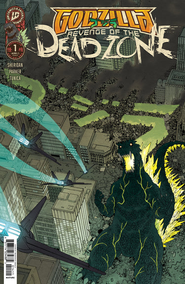 Godzilla Revenge of the Deadzone Kai-Sei Era #1 Variant D Morazzo IDW Goes Dark Variant