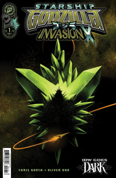 Starship Godzilla Invasion X Kai-Sei Era #1 Variant C Fullerton IDW Goes Dark Variant