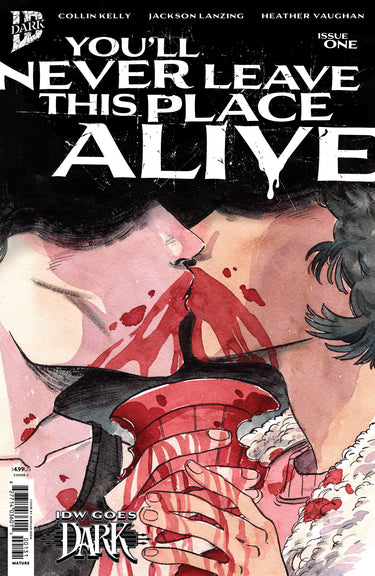 You'll Never Leave This Place Alive #1 Variant C Beem IDW Goes Dark Variant