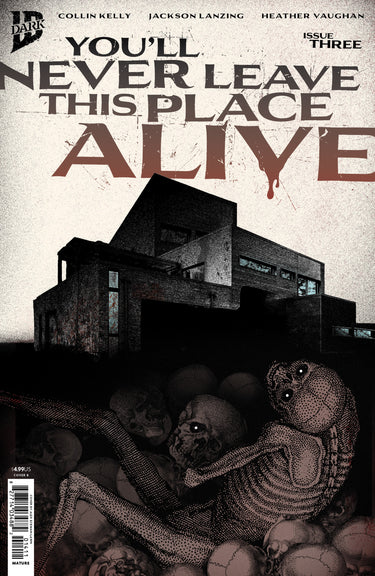 Pre-order comic book "You'll Never Leave This Place Alive #3" Cover B variant by Eckman-Lawn, published by IDW Publishing.