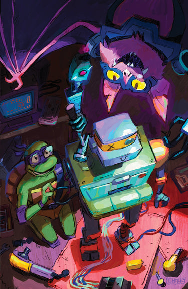 Tales of the Teenage Mutant Ninja Turtles: Tear in Time #1 Variant RI 1:10 Chalky Wong Hobby Set Full Art cover by Chalky Wong