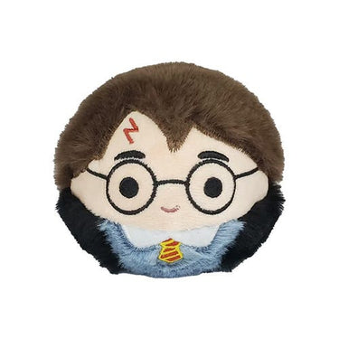 Ty Harry Potter plush Beanie Bouncer featuring Harry with a Gryffindor scarf, soft and cuddly character toy.