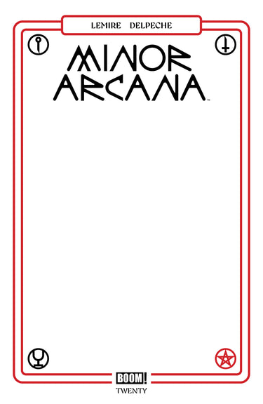 Minor Arcana #20 Cvr C Blank Sketch Variant