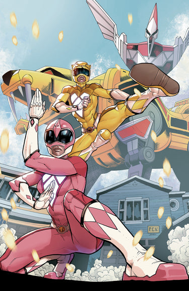 Mighty Morphin Power Rangers 2026 #3 Cvr F 1:10 Incv Foil Variant Full Art Foil Sevy