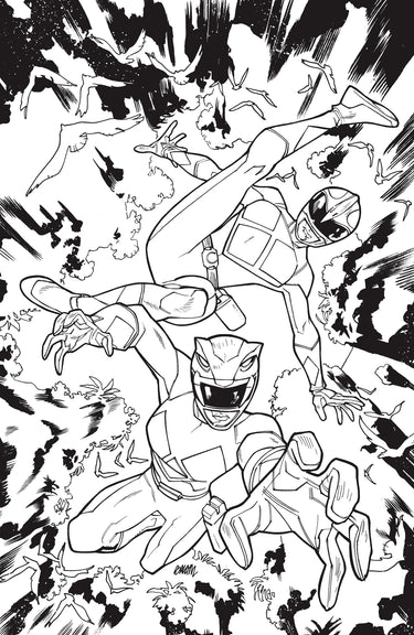 Mighty Morphin Power Rangers 2026 #3 Cvr H 1:25 Incv Variant Full Art Balám