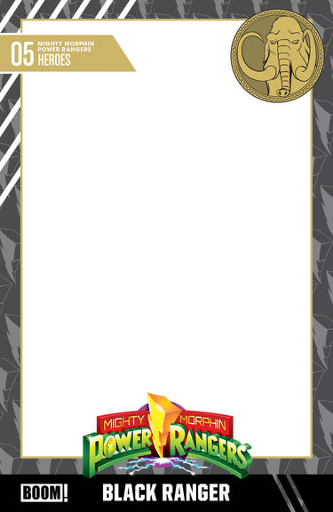 Mighty Morphin Power Rangers 2026 #5 Cvr D Trading Card Blank Sketch Variant