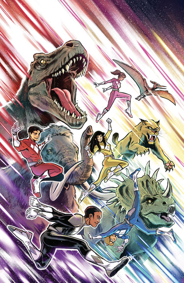 Mighty Morphin Power Rangers 2026 #6 Cvr E Foil Variant Full Art Foil Di Gianfelice