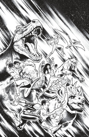 Mighty Morphin Power Rangers 2026 #6 Cvr H 1:25 Incv Variant Full Art Campana