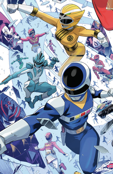 Power Rangers Unlimited #5 Cvr C Every Ranger Ever Card Stock Connecting Variant Full Art Zonno
