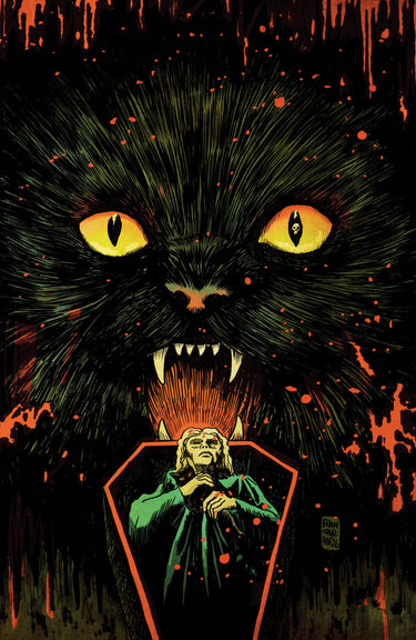 Stuff of Nightmares the Cat in the Coffin #1 Cvr D Glow in the Dark Variant Full Art Francavilla