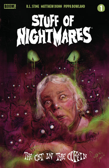 Stuff of Nightmares the Cat in the Coffin #1 Cvr H FOC Reveal Variant Dressed Tba
