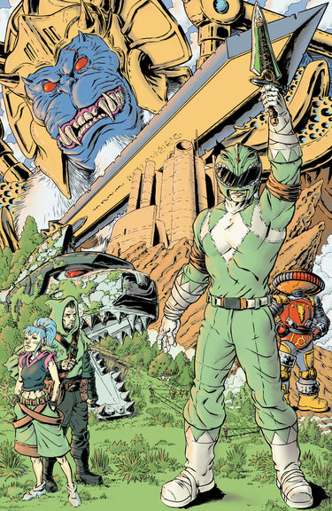 Power Rangers Green #3 Cvr F 1:20 Incv Variant Full Art Rasmussen