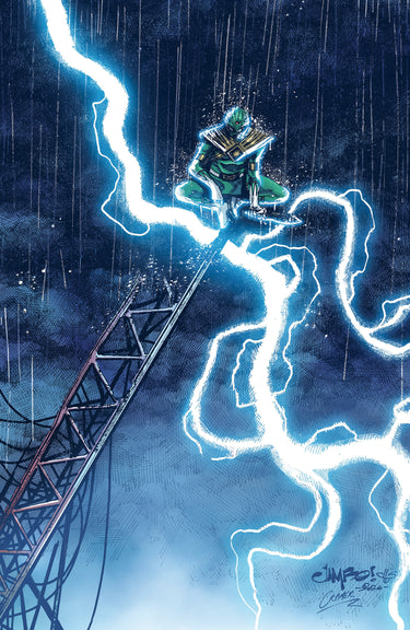 Power Rangers Green #5 Cvr H Full Art Salgado RI 1:50 Variant cover by Jimbo Salgado