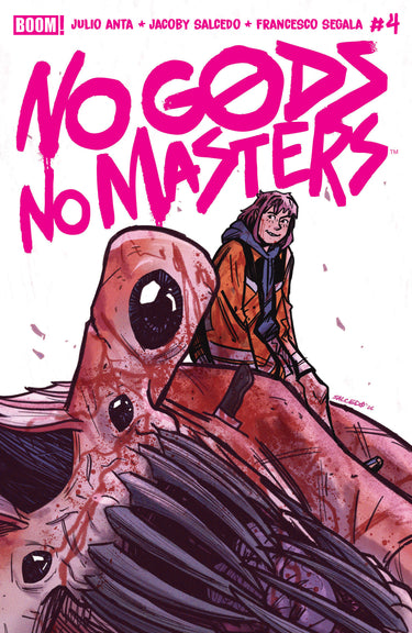 Pre-order comic "No Gods No Masters #4" Cover A featuring Main Dressed Salcedo, published by Boom Entertainment.