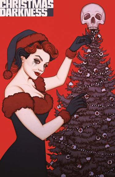 Pre-order comic book Christmas Darkness #1 Cover B Variant Dressed Frison by Boom Entertainment, featuring holiday-themed artwork.