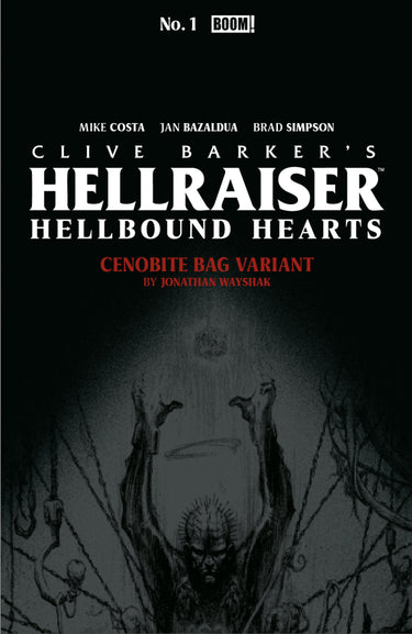 Hellraiser: Hellbound Hearts #1 C Cenobite Bag Variant full-art comic cover by Wayshak, Random House Worlds