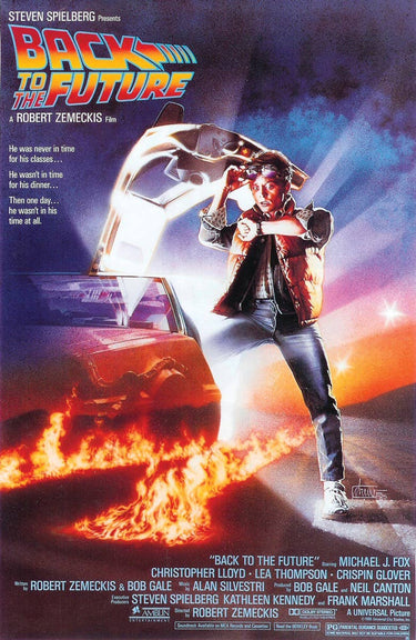 Back To The Future Original Movie One Sheet Size 11x17 - State of Comics