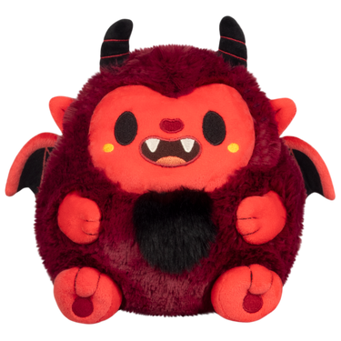 Colorful plush Mini Squishable Imp toy from Squishable, soft and huggable with detailed devilish features.