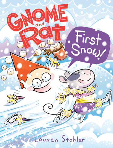Gnome and Rat First Snow!