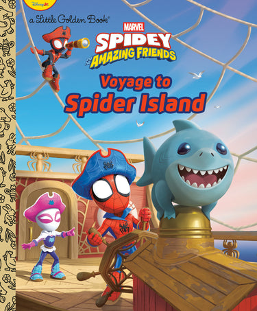 Spidey and His Amazing Friends: Voyage to Spider Island Marvel hardcover book by Random House Children's Books
