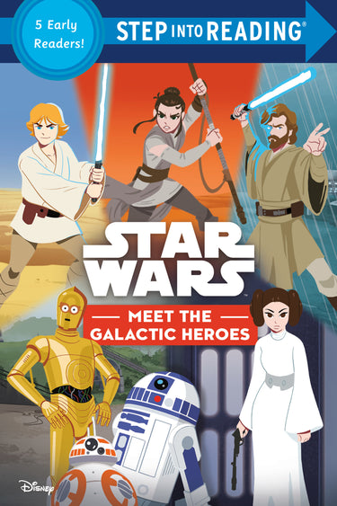 Star Wars Meet the Galactic Heroes paperback book cover by Disney RHCB
