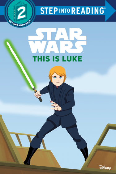 This Is Luke Star Wars paperback book by Disney RHCB, cover art featuring Luke Skywalker