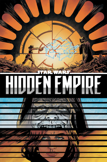 Marvel Star Wars Hidden Empire Omnibus graphic novel with Declan Shalvey cover, featuring detailed comic book artwork.