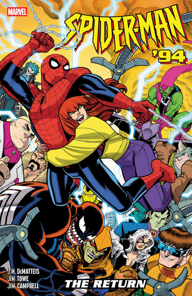 Marvel Spider-Man '94 The Return graphic novel featuring Spider-Man in a dynamic action pose on the cover.