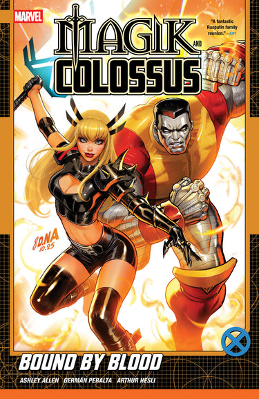Marvel graphic novel Magik & Colossus Bound by Blood book cover