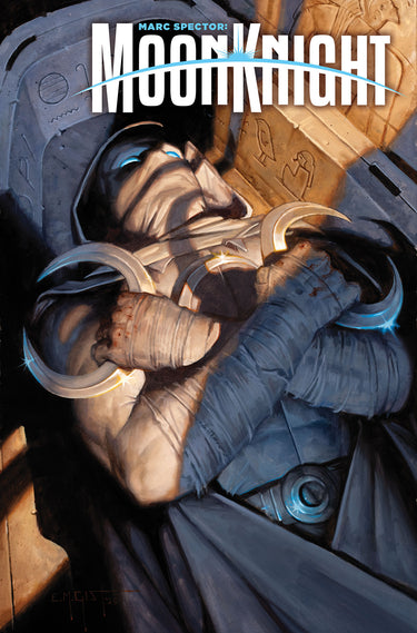 Marc Spector: Moon Knight Vol 1 - Brain Drain TP cover by E.M. Gist